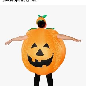 Inflatable Orange Pumpkin  Costume